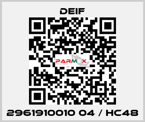 2961910010 04 / HC48 Deif