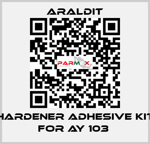 Hardener adhesive kit for AY 103  Araldit