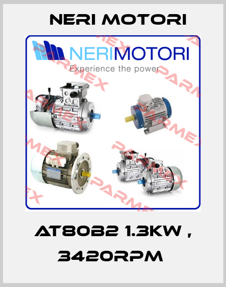 AT80B2 1.3KW , 3420RPM  Neri Motori