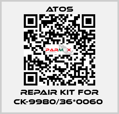 REPAIR KIT FOR CK-9980/36*0060  Atos