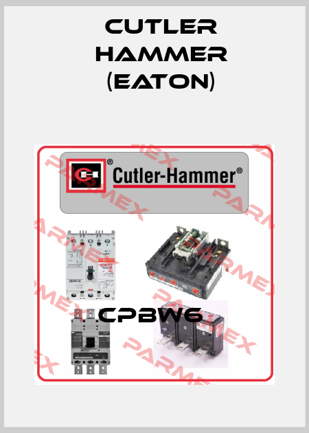 CPBW6  Cutler Hammer (Eaton)