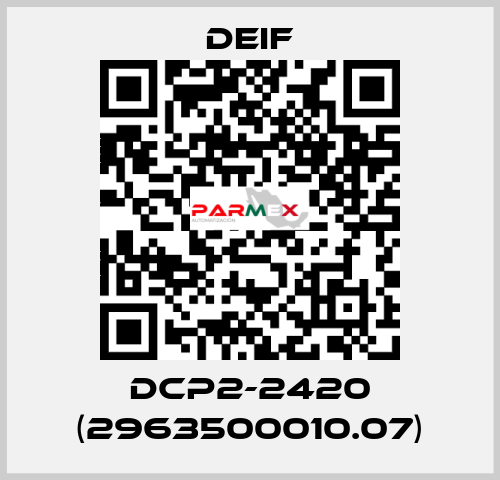 DCP2-2420 (2963500010.07) Deif