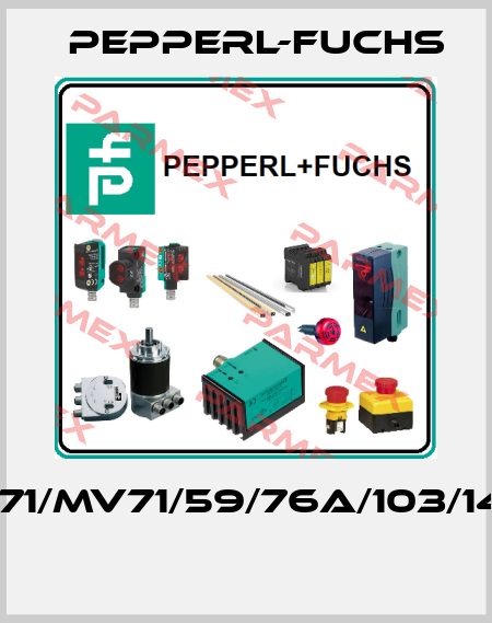 M71/MV71/59/76a/103/143  Pepperl-Fuchs