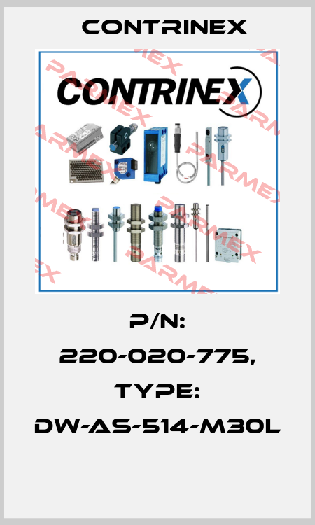 P/N: 220-020-775, Type: DW-AS-514-M30L  Contrinex