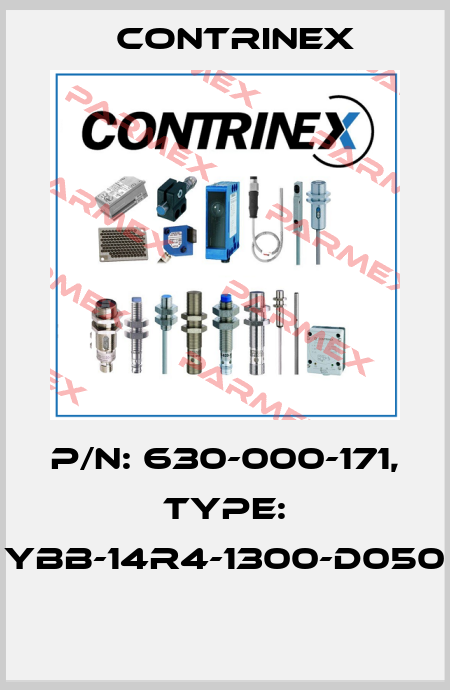 P/N: 630-000-171, Type: YBB-14R4-1300-D050  Contrinex