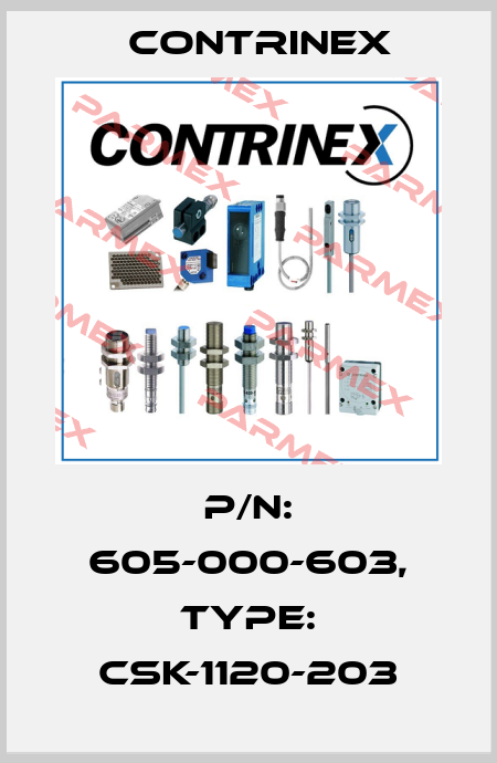p/n: 605-000-603, Type: CSK-1120-203 Contrinex