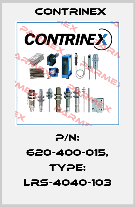 p/n: 620-400-015, Type: LRS-4040-103 Contrinex