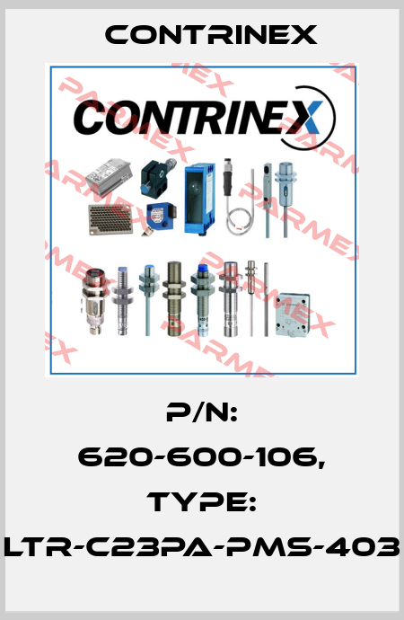 p/n: 620-600-106, Type: LTR-C23PA-PMS-403 Contrinex