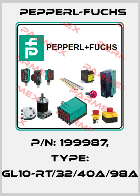 p/n: 199987, Type: GL10-RT/32/40a/98a Pepperl-Fuchs