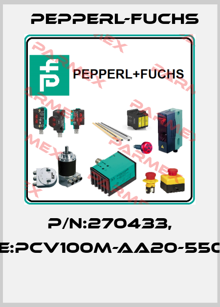 P/N:270433, Type:PCV100M-AA20-550000  Pepperl-Fuchs