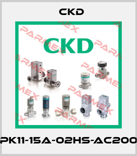 APK11-15A-02HS-AC200V Ckd