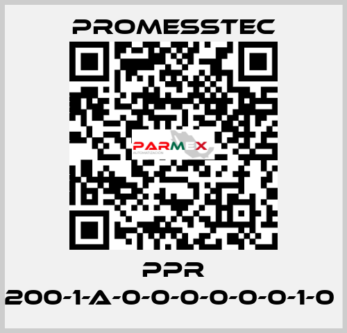 PPR 200-1-A-0-0-0-0-0-0-1-0  Promesstec