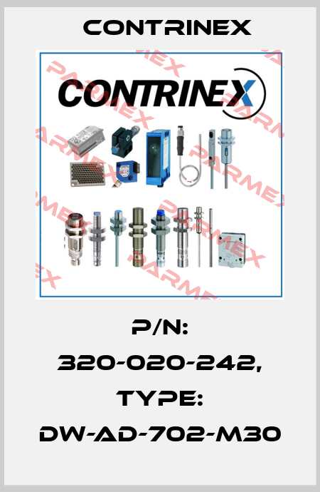 p/n: 320-020-242, Type: DW-AD-702-M30 Contrinex