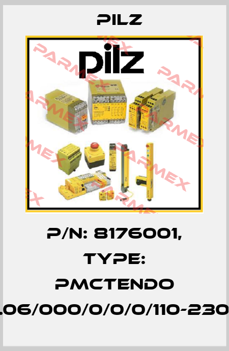 p/n: 8176001, Type: PMCtendo DD5.06/000/0/0/0/110-230VAC Pilz