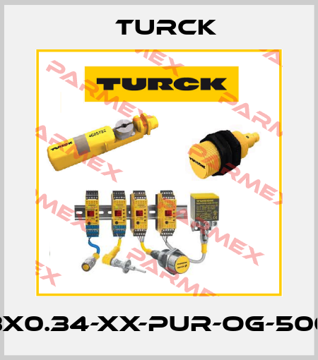 CABLE3X0.34-XX-PUR-OG-500M/TXO Turck