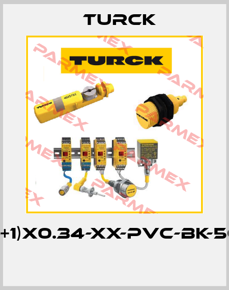 CABLE(4+1)X0.34-XX-PVC-BK-500M/TEL  Turck
