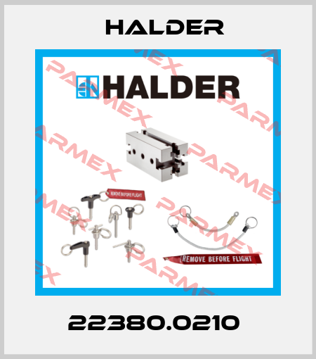 22380.0210  Halder