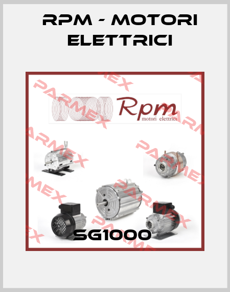 SG1000  RPM - Motori elettrici