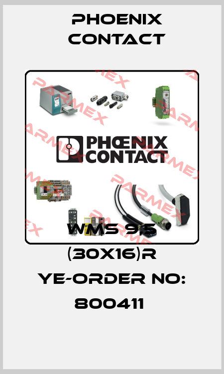 WMS 9,5 (30X16)R YE-ORDER NO: 800411  Phoenix Contact