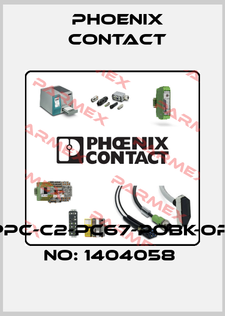 VS-PPC-C2-PC67-POBK-ORDER NO: 1404058  Phoenix Contact