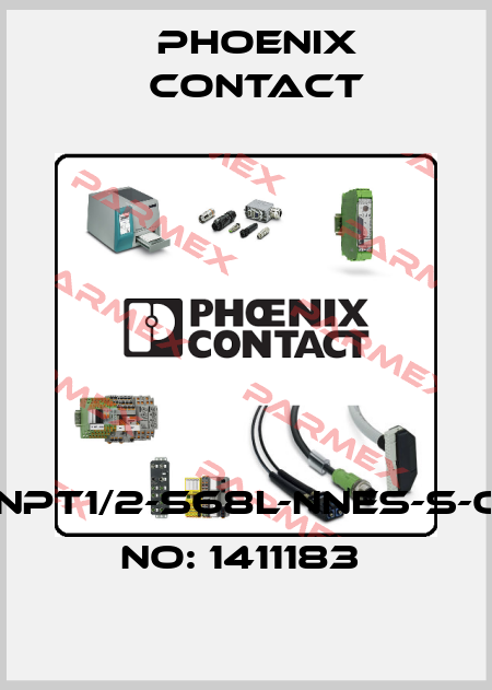 G-INS-NPT1/2-S68L-NNES-S-ORDER NO: 1411183  Phoenix Contact