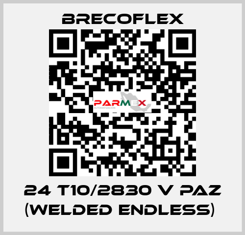 24 T10/2830 V PAZ (WELDED ENDLESS)  Brecoflex