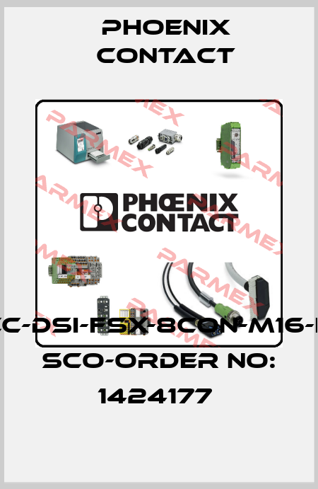 SACC-DSI-FSX-8CON-M16-L180 SCO-ORDER NO: 1424177  Phoenix Contact