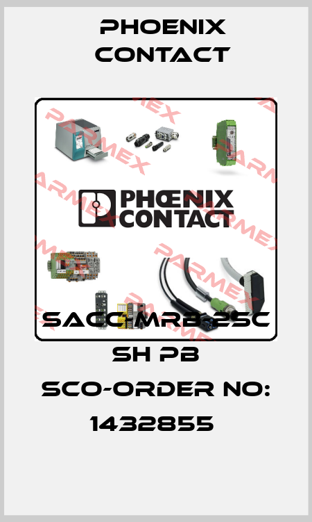 SACC-MRB-2SC SH PB SCO-ORDER NO: 1432855  Phoenix Contact