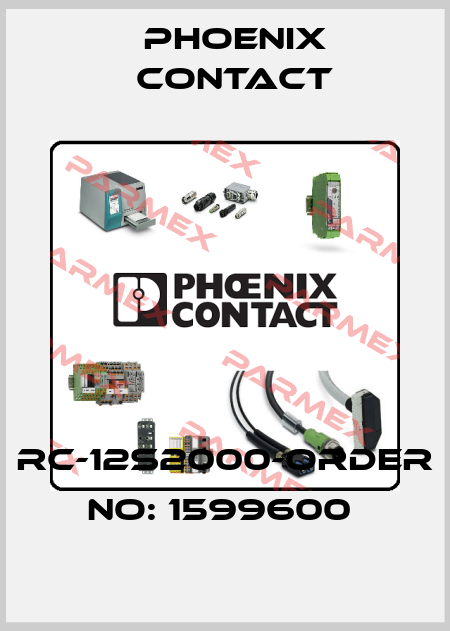 RC-12S2000-ORDER NO: 1599600  Phoenix Contact