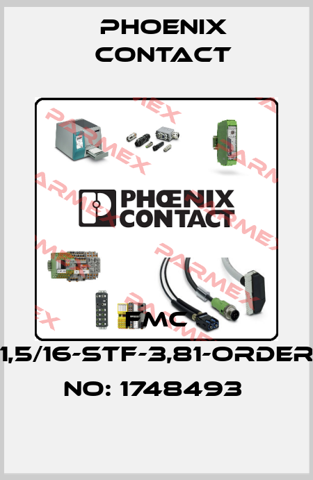 FMC 1,5/16-STF-3,81-ORDER NO: 1748493  Phoenix Contact