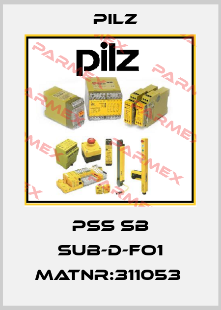 PSS SB SUB-D-FO1 MatNr:311053  Pilz