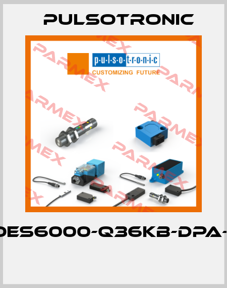 KOES6000-Q36KB-DPA-IR  Pulsotronic