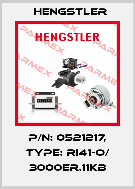 p/n: 0521217, Type: RI41-O/ 3000ER.11KB Hengstler