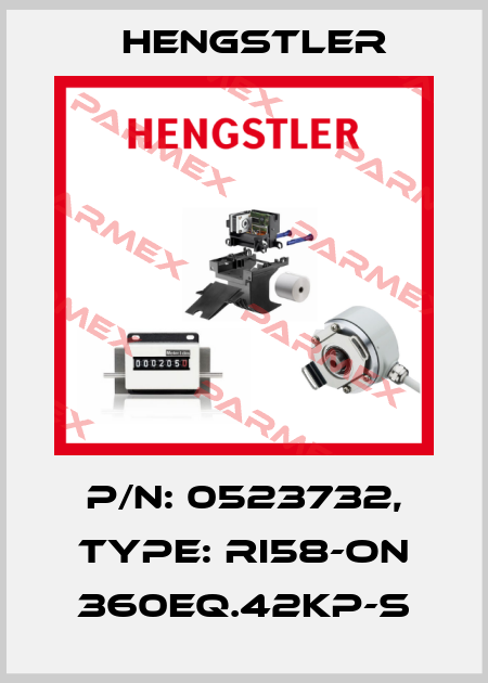 p/n: 0523732, Type: RI58-ON 360EQ.42KP-S Hengstler