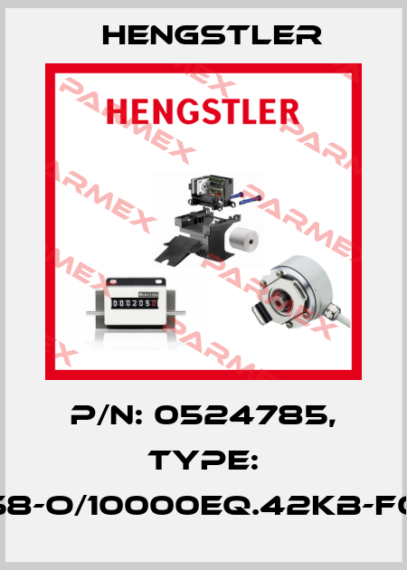 p/n: 0524785, Type: RI58-O/10000EQ.42KB-F0-S Hengstler