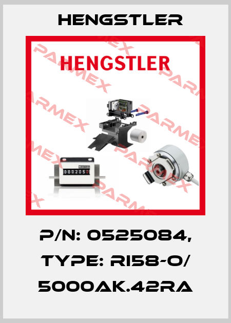 p/n: 0525084, Type: RI58-O/ 5000AK.42RA Hengstler