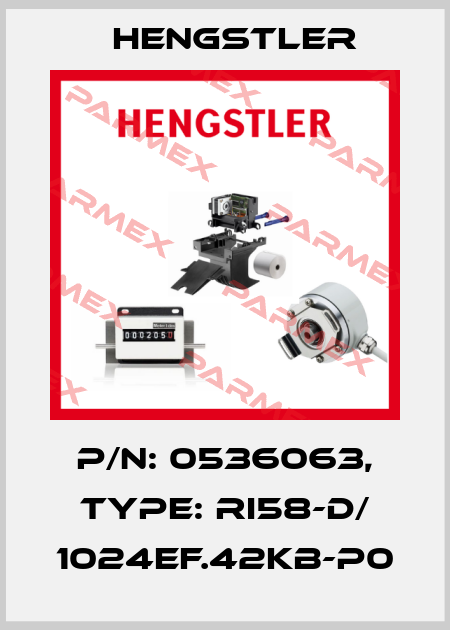 p/n: 0536063, Type: RI58-D/ 1024EF.42KB-P0 Hengstler