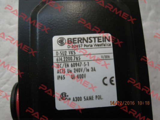 P/N: 6142200765 Type: D-SU2 VKS 90GR  Bernstein