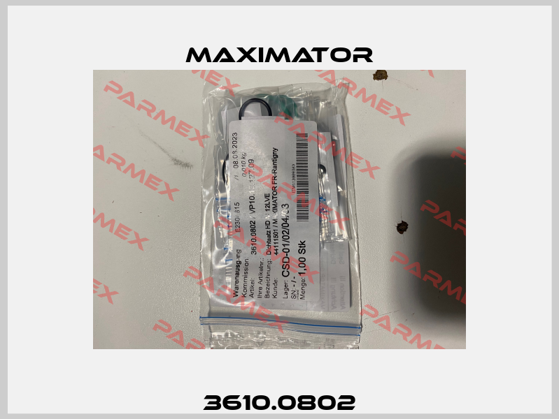 3610.0802 Maximator