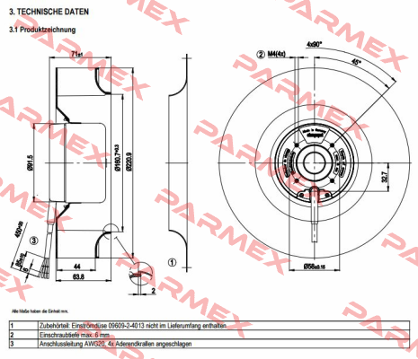 R1G220 AB73-95 EBM Papst