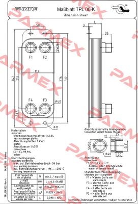 TPL 00 K 10-12 / PN: 632 800 817 2 00 Funke