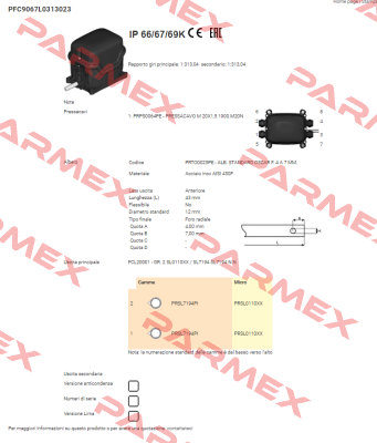 PFC9067L0313023 Ter Tecno Elettrica Ravasi