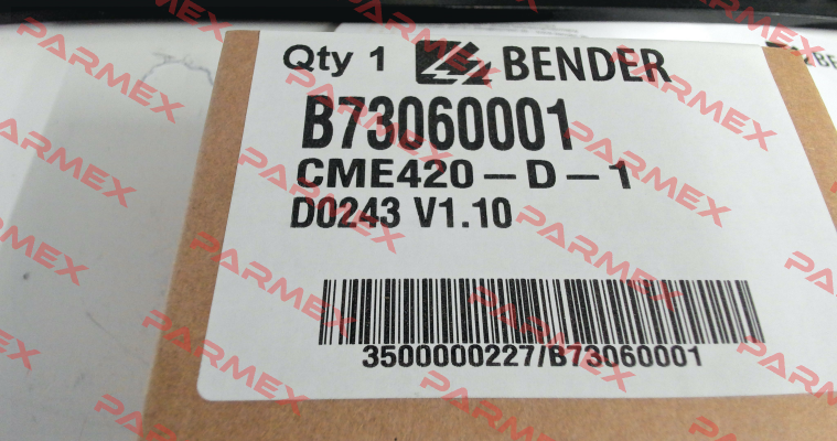 p/n: B73060001, Type: CME420-D-1 Bender