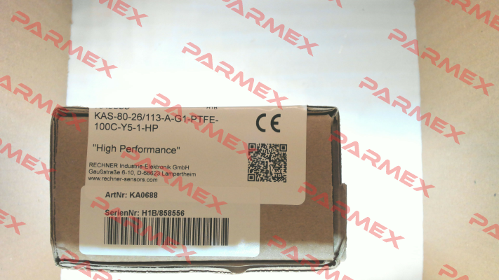 p/n: KA0688, Type: KAS-80-26/113-A-G1-PTFE-100C-Y5-1-HP Rechner