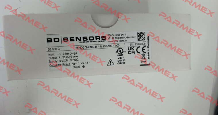 26.600 G-X102-R-1-8-100-1-000 Bd Sensors