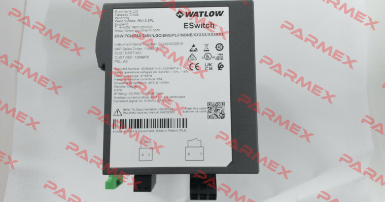 ESWITCH/25A/240V/LGC/ENG/PLF/NONE Eurotherm