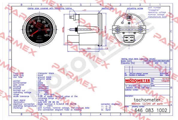 6460831002 Motometer