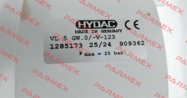 1285173 / VL 5 GW.0/-V-123 Hydac