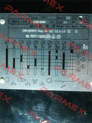 LFE 1 obsolete replaced by LFE1/8853  Siemens (Landis Gyr)