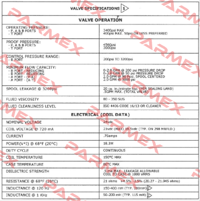 VEP03M-3-B220-GD-24L-B-Y5861-8 (OEM) Continental Hydraulics